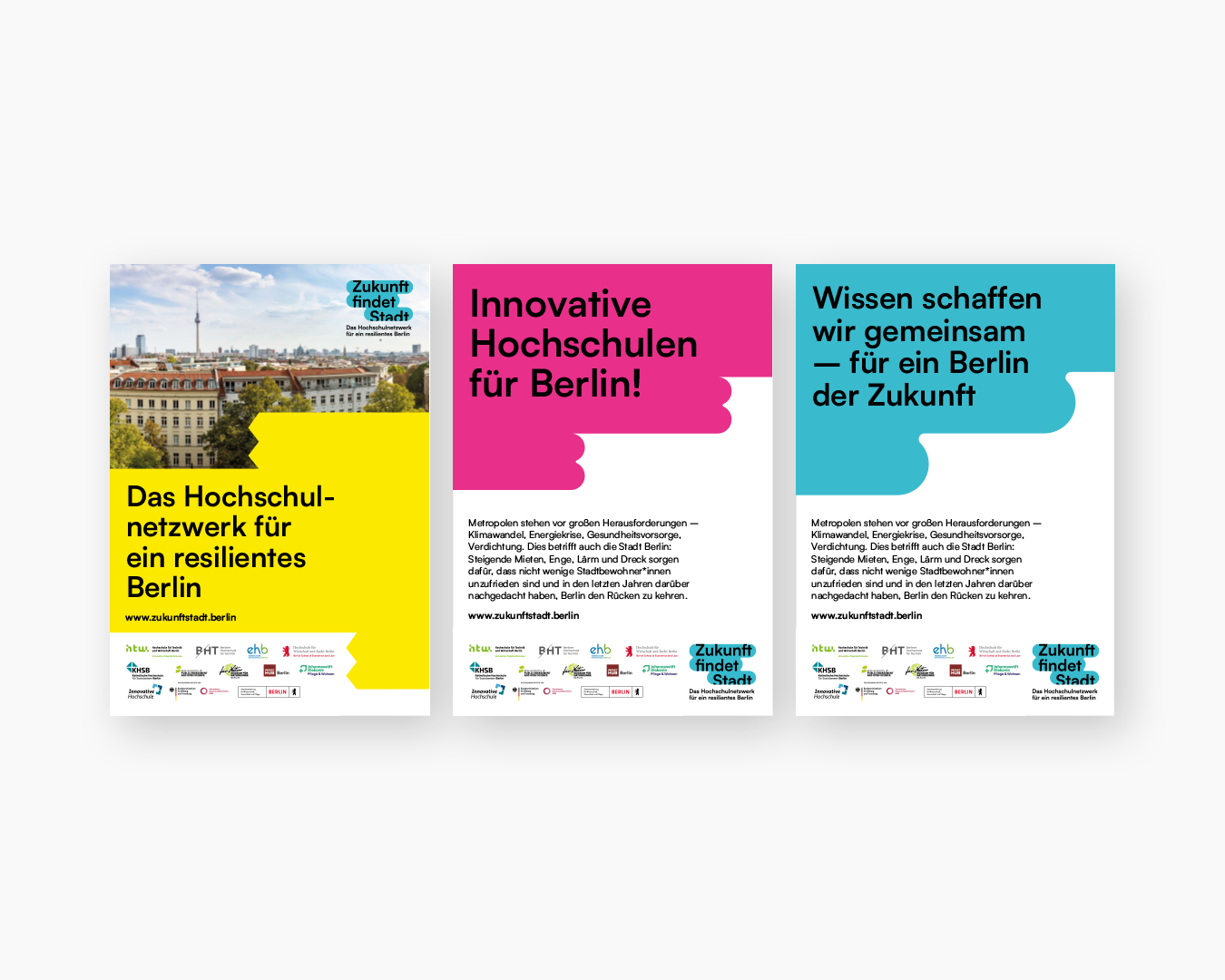Plakatansichten der Teilformate